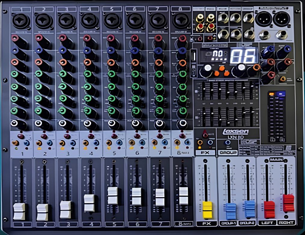 CONSOLA 8 CANALES LEXEN LXN 8D 1200W